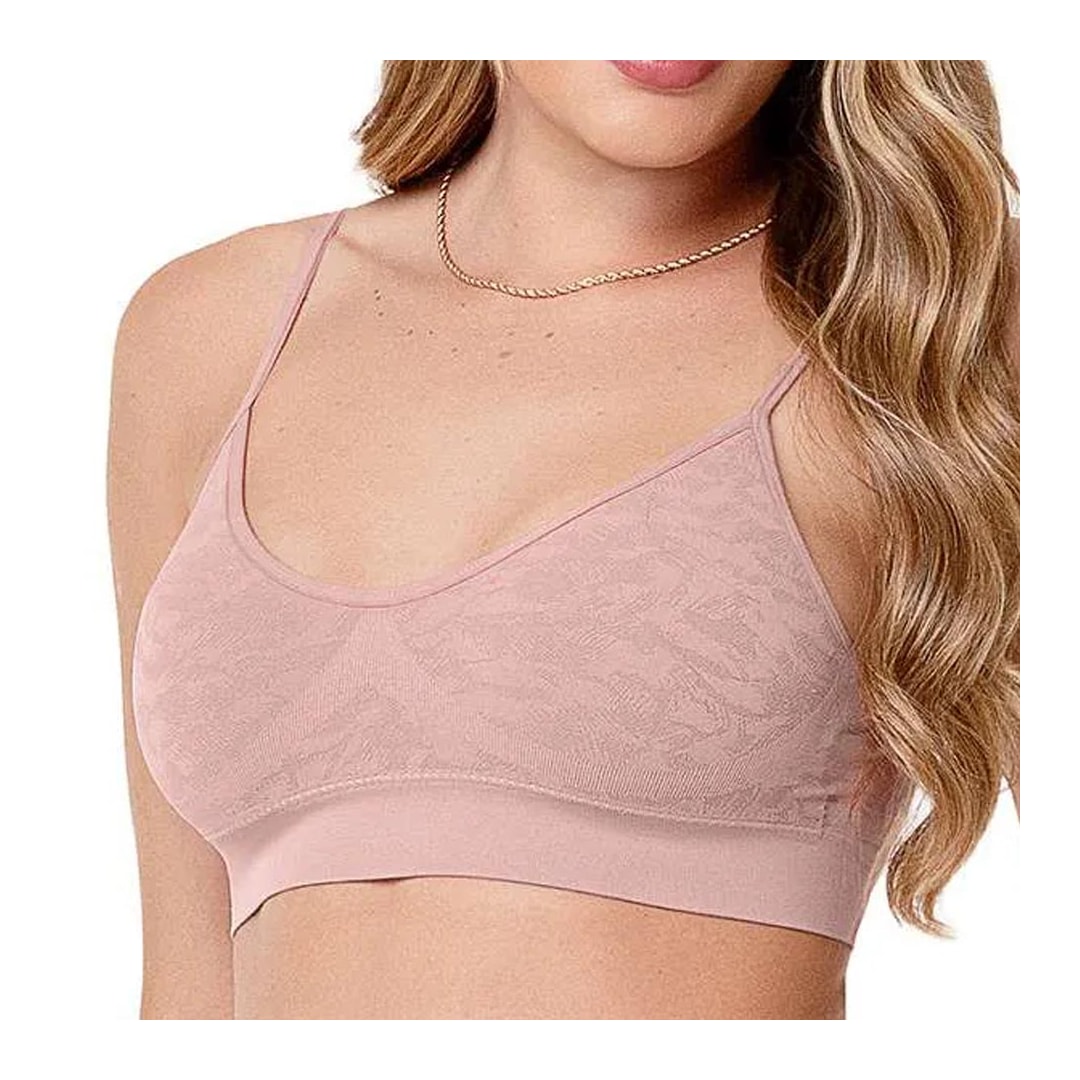 Sutiã Zee Rucci Com Bojo Lycra Zr0309-006 V04 Rosa