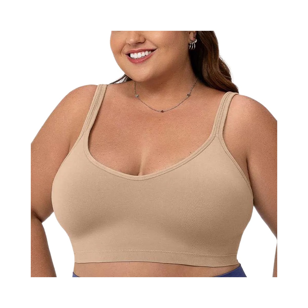 Sutiã Zee Rucci Com Bojo Malha Zr0303-026 C122 Bege Sutiã Zee Rucci Com Bojo Malha Zr0303-026 C122 Bege