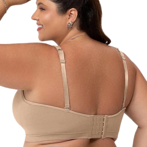 Detalhe - Sutiã Zee Rucci Com Bojo Malha Zr0303-026 C122 Bege