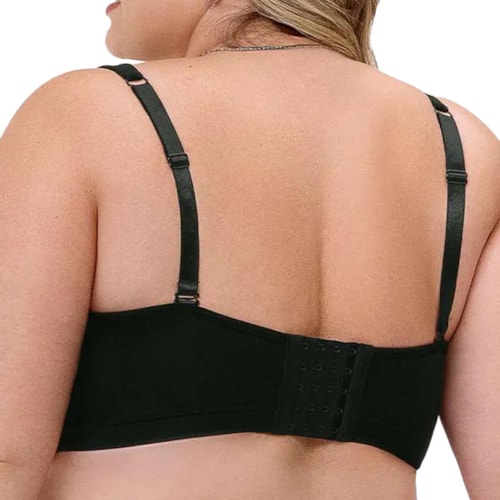 Detalhe - Sutiã Zee Rucci Com Bojo Malha Zr0303-026 Preto