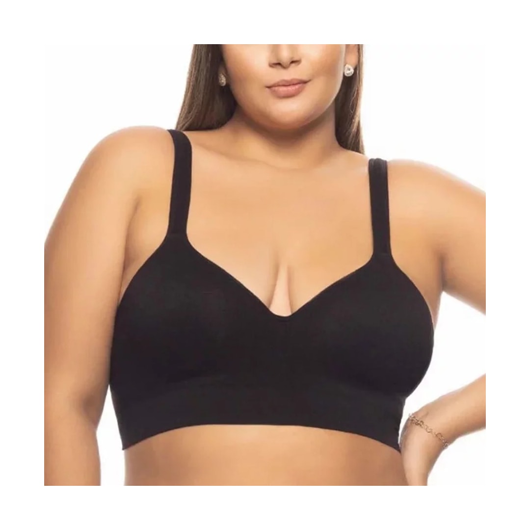Sutiã Zee Rucci Confort Com Bojo Zr0303 Preto