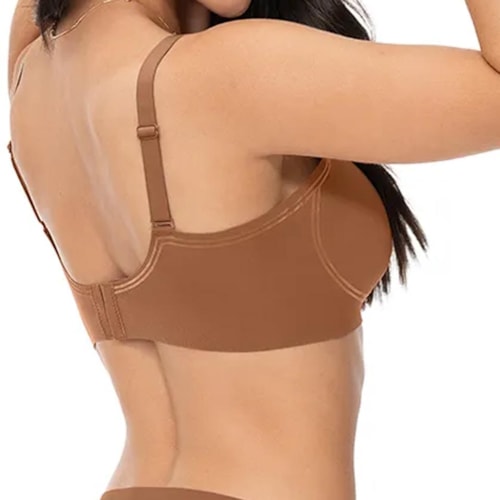 Detalhe - Sutiã Zee Rucci Corte A Laser Invisible Skin Zr0309-009 C128 Caramelo