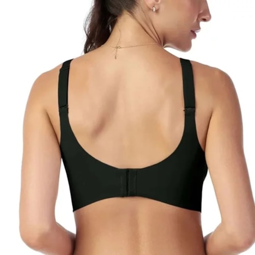 Detalhe - Sutiã Zee Rucci Laser Com Bojo Removivel ZR0309 C099 Preto