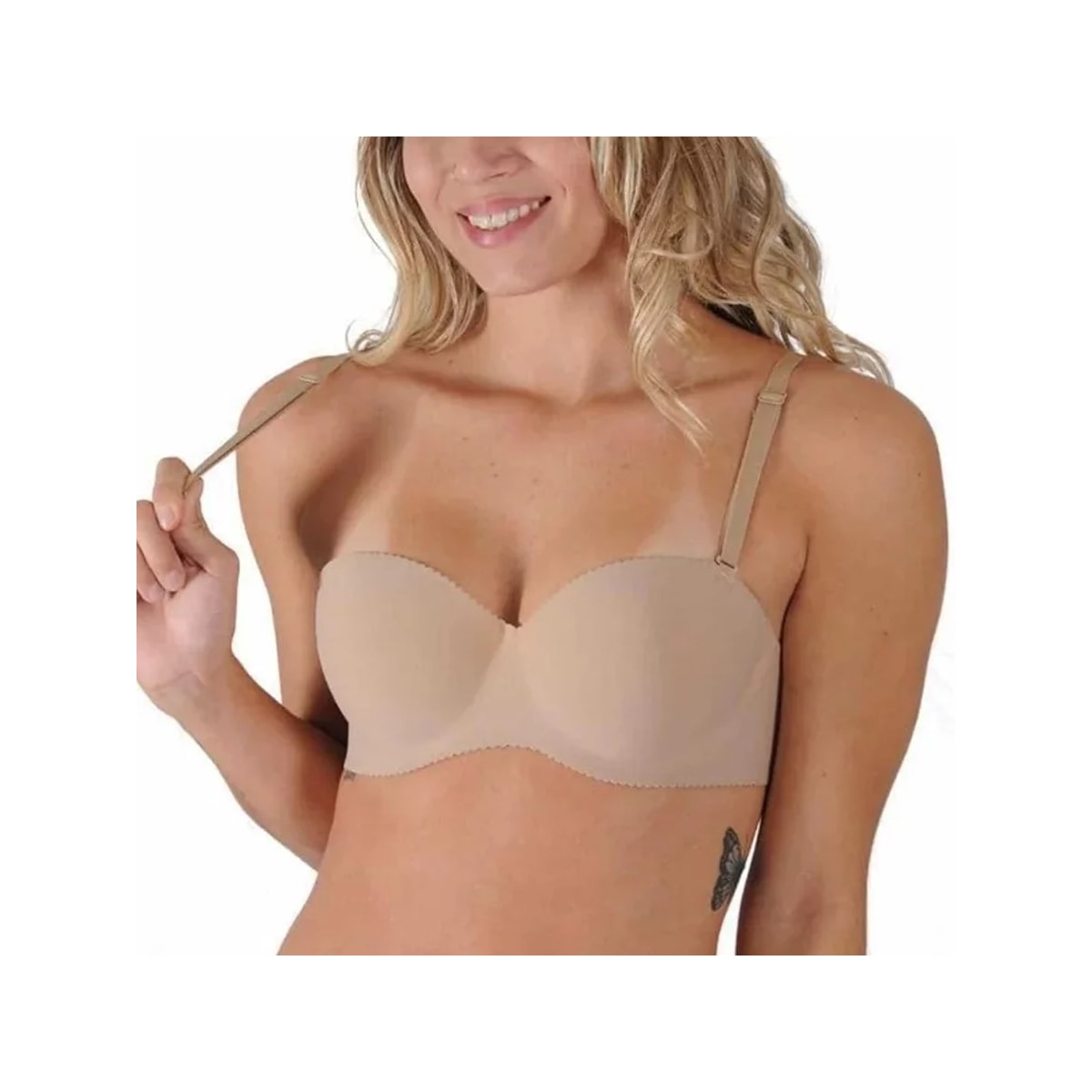 Sutiã Zee Rucci Laser Tomara Que Caia ZR030-007 Bege Sutiã Zee Rucci Laser Tomara Que Caia ZR030-007 Bege