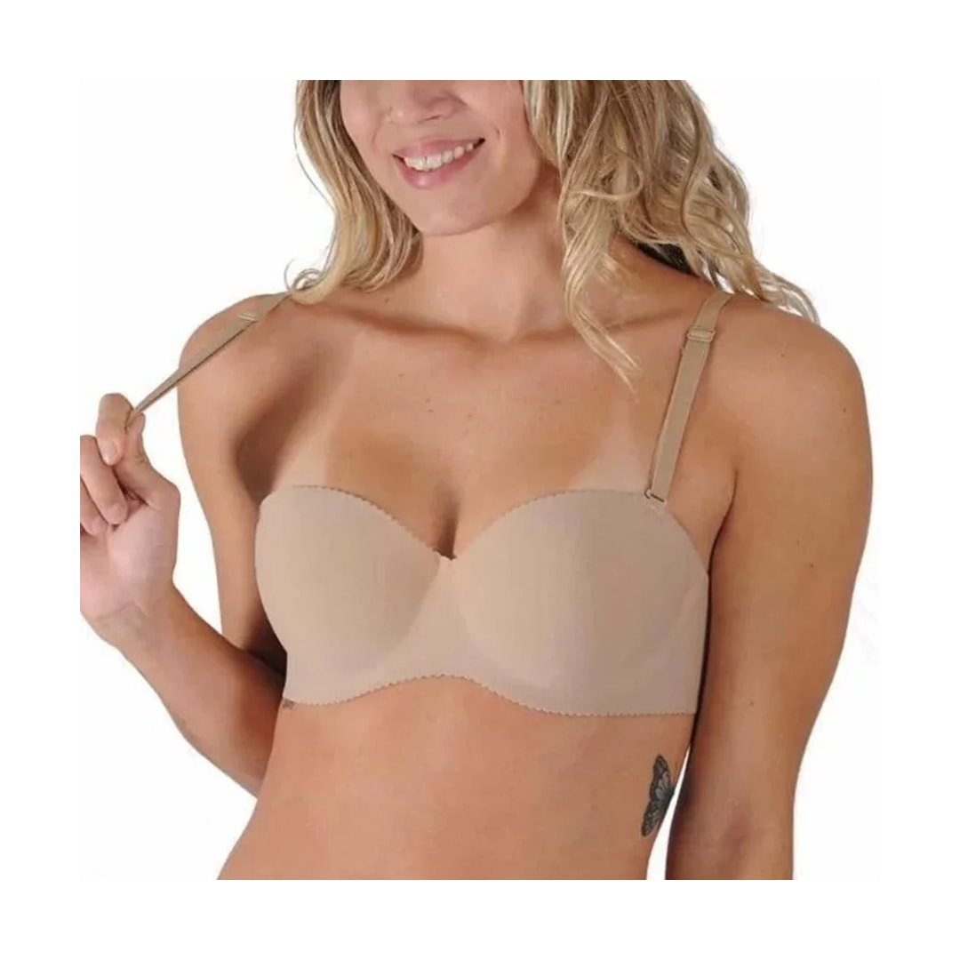 Sutiã Zee Rucci Laser Tomara Que Caia ZR030-007 Bege