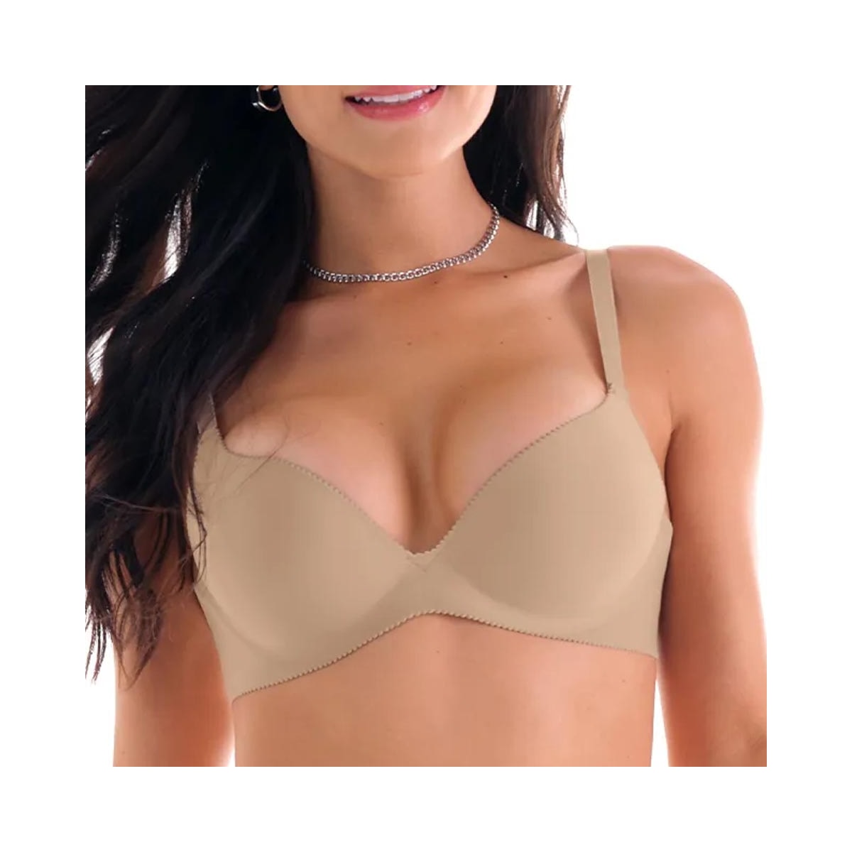 Sutiã Zee Rucci Push Up Laser ZR0301-001 Bege Sutiã Zee Rucci Push Up Laser ZR0301-001 Bege
