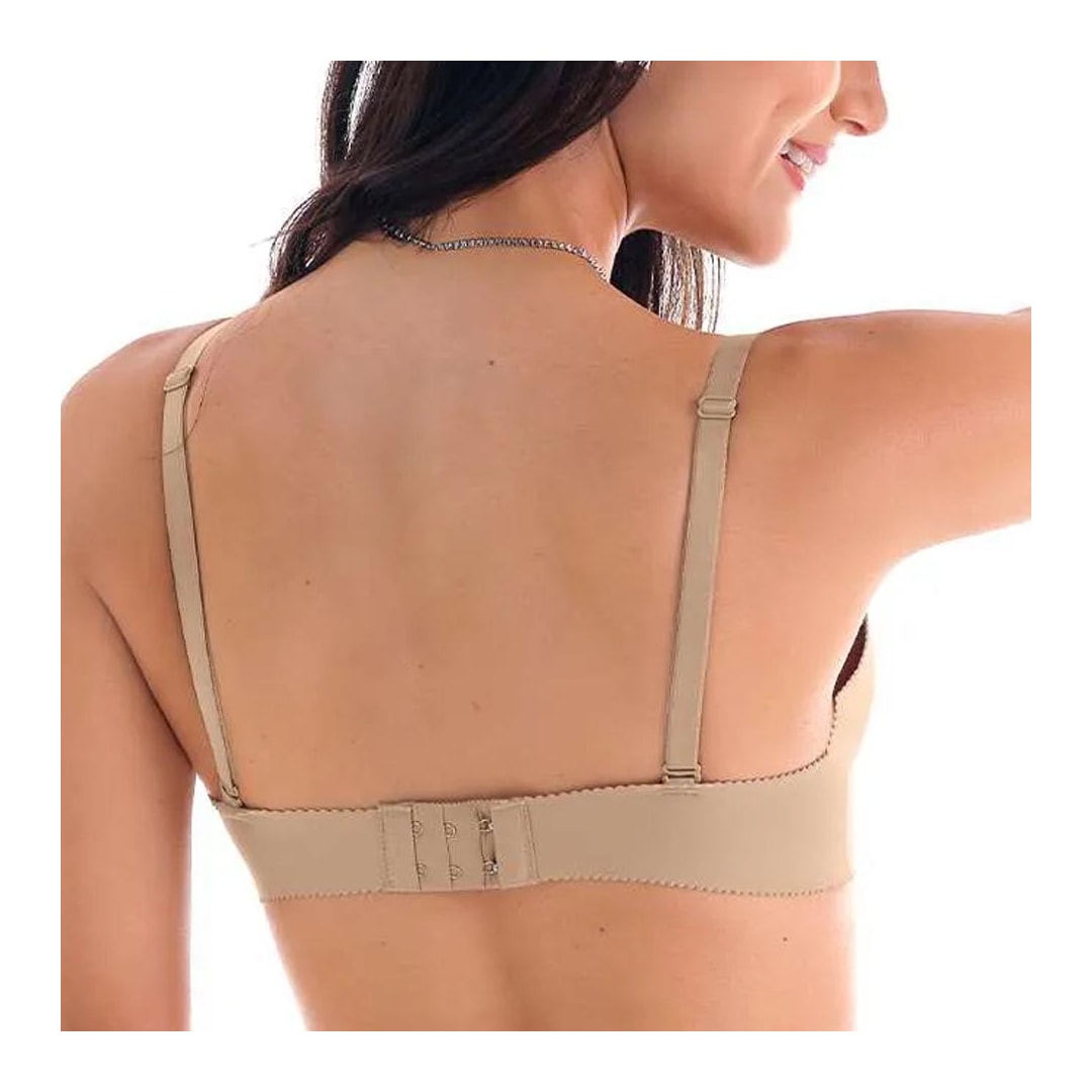 Sutiã Zee Rucci Push Up Laser ZR0301-001 Bege
