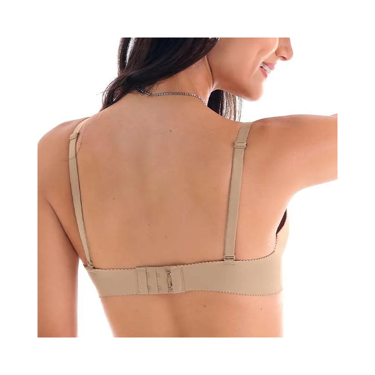 Sutiã Zee Rucci Push Up Laser ZR0301-001 Bege