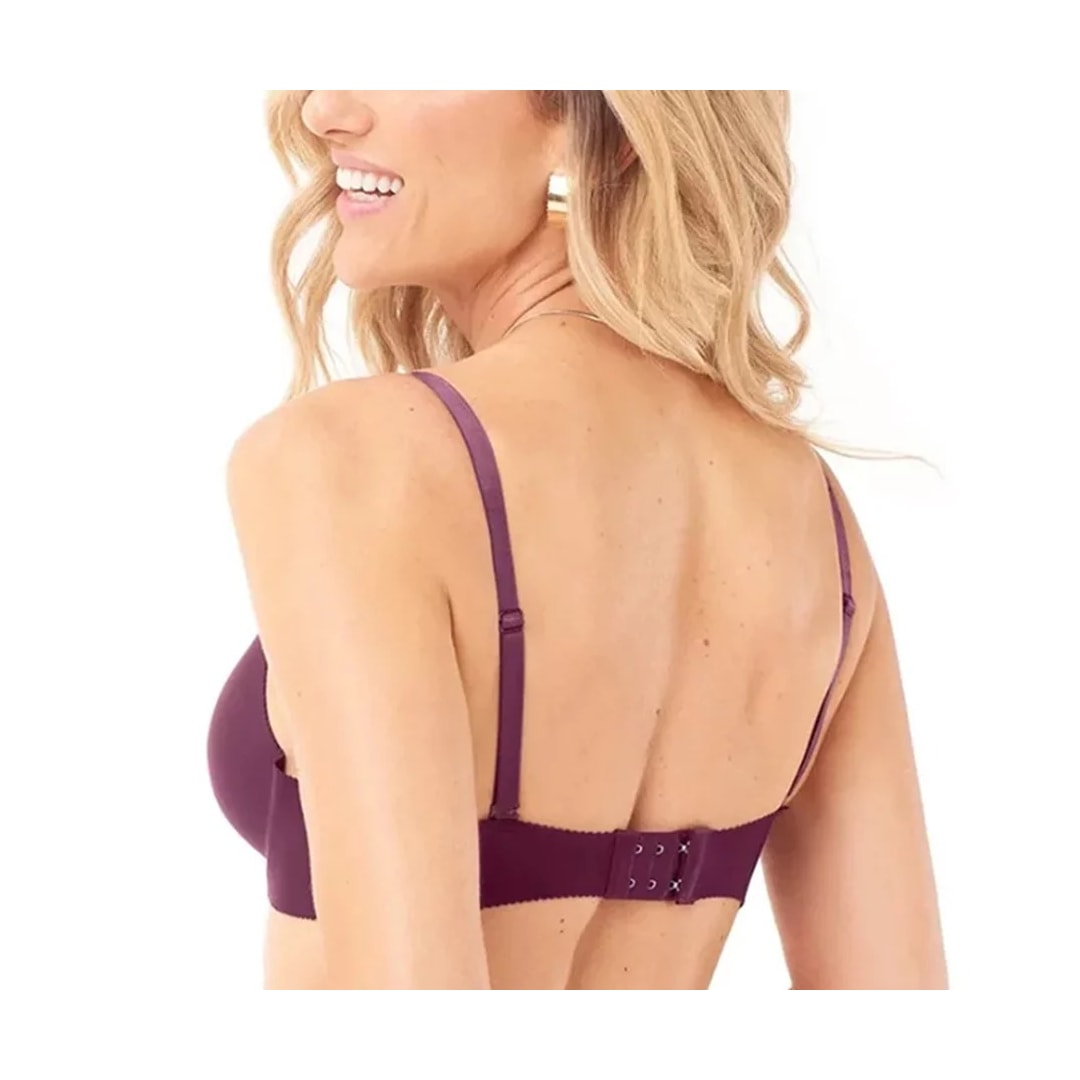 Sutiã Zee Rucci Push Up Laser ZR0301-001 C320 Marsala