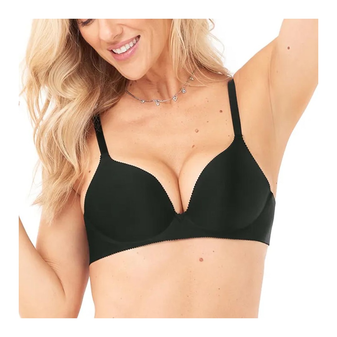 Sutiã Zee Rucci Push Up Laser ZR0301-001 Preto Sutiã Zee Rucci Push Up Laser ZR0301-001 Preto