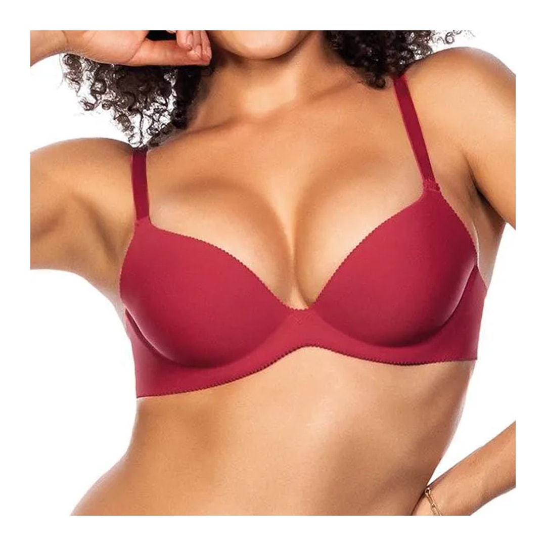 Sutiã Zee Rucci Push Up Laser ZR0301-001 Vermelho Sutiã Zee Rucci Push Up Laser ZR0301-001 Vermelho