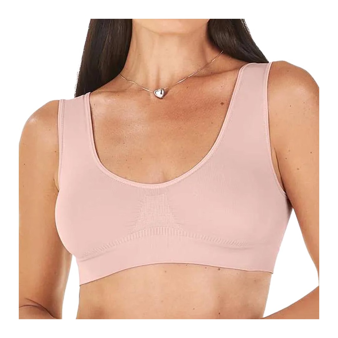 Sutiã Zee Rucci Sem Bojo Lycra Zr0300-004 C571 Rose Sutiã Zee Rucci Sem Bojo Lycra Zr0300-004 C571 Rose