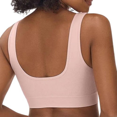 Detalhe - Sutiã Zee Rucci Sem Costura Zr0300-007 C571 Rose