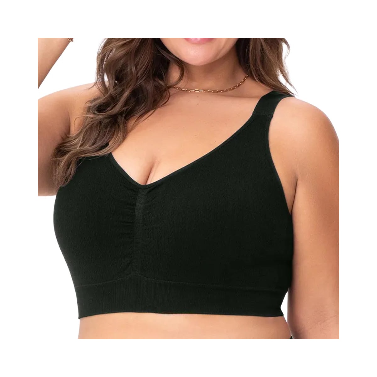 Sutiã Zee Rucci Sem Costura Zr0300-072 V01 Preto