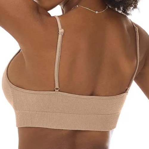 Detalhe - Sutiã Zee Rucci Sem Costura Zr0300-101 C104 Nude