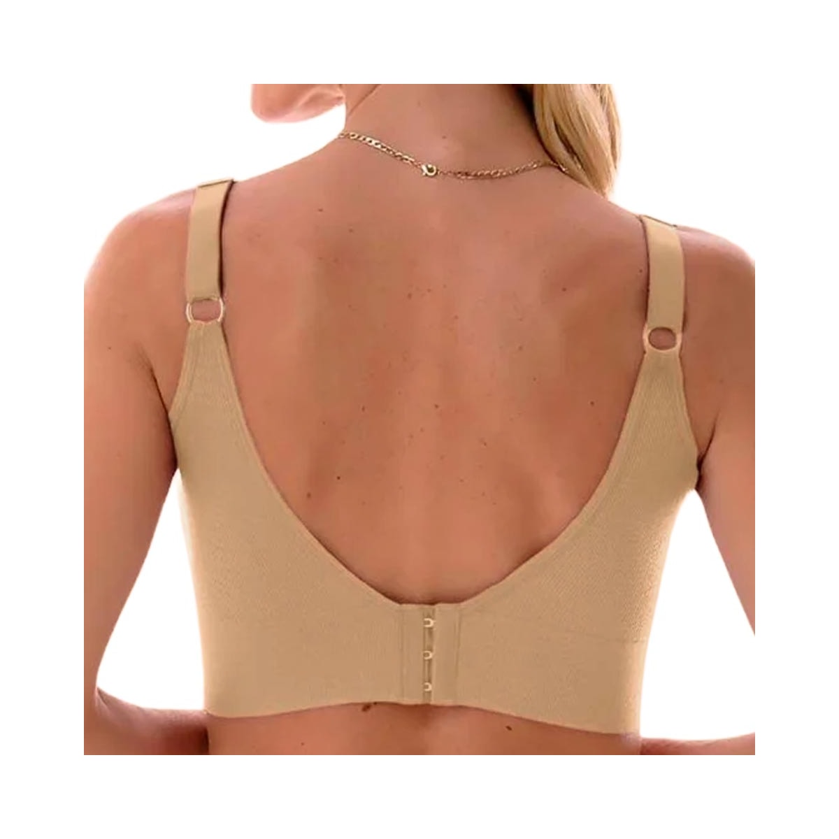 Sutiã Zee Rucci Sem Costura Zr0303-011 Bege