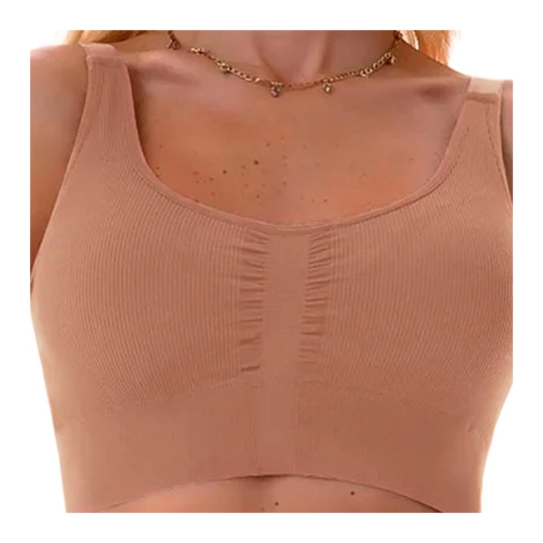 Sutiã Zee Rucci Sem Costura Zr0303-011 C105 Capuccino