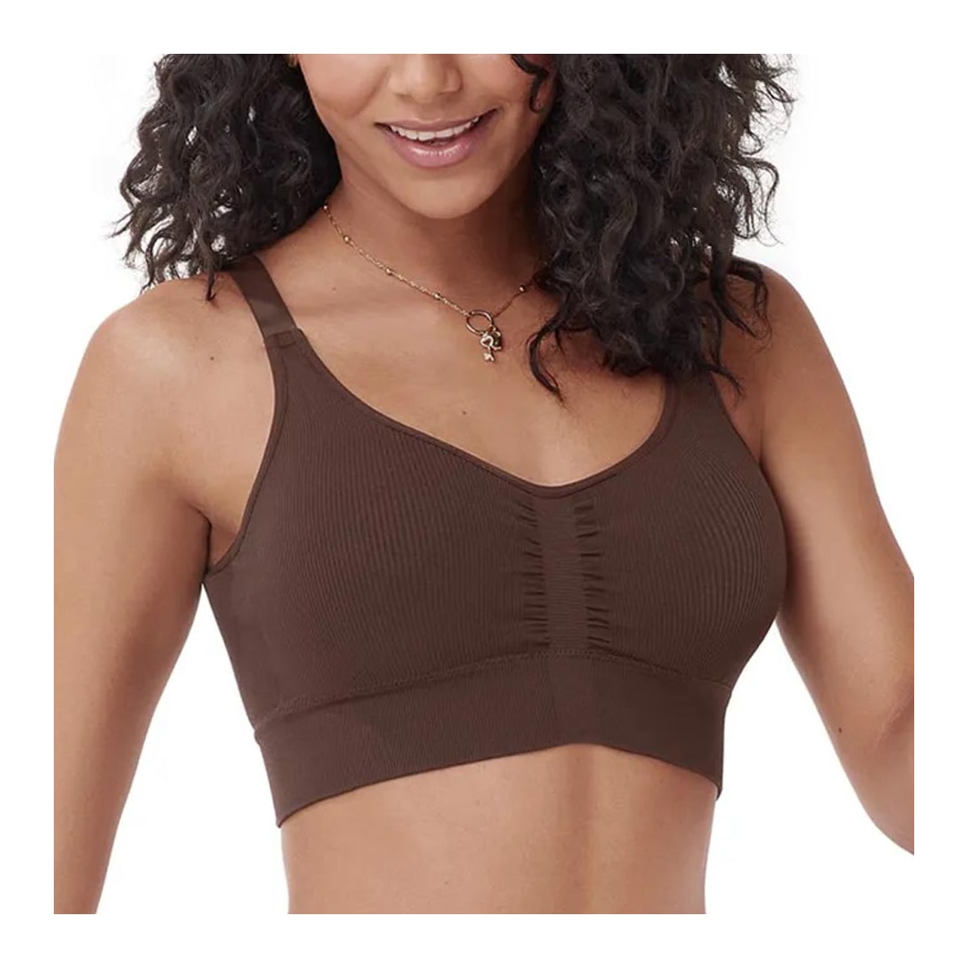 Sutiã Zee Rucci Sem Costura Zr0303-011 C127 Cafe
