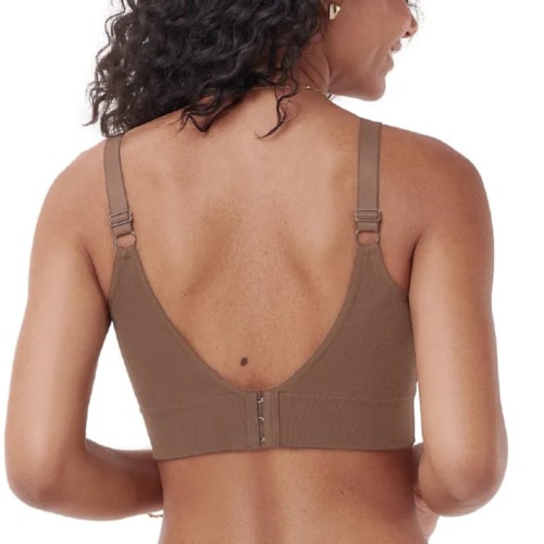 Detalhe - Sutiã Zee Rucci Sem Costura Zr0303-011 C128 Caramelo