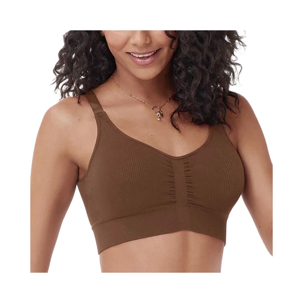 Sutiã Zee Rucci Sem Costura Zr0303-011 C128 Caramelo