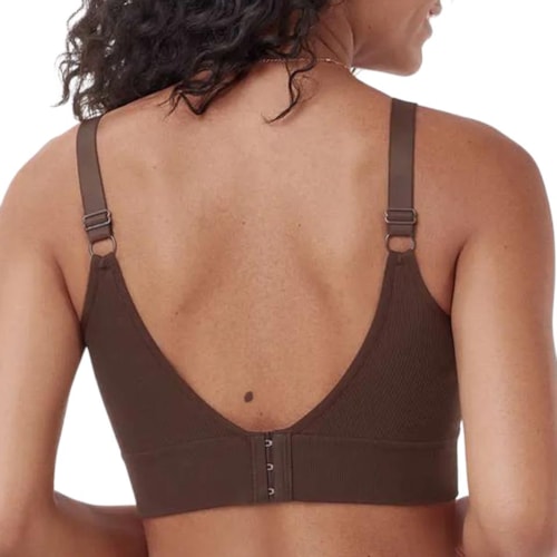 Detalhe - Sutiã Zee Rucci Sem Costura Zr0303-013 C127 Cafe