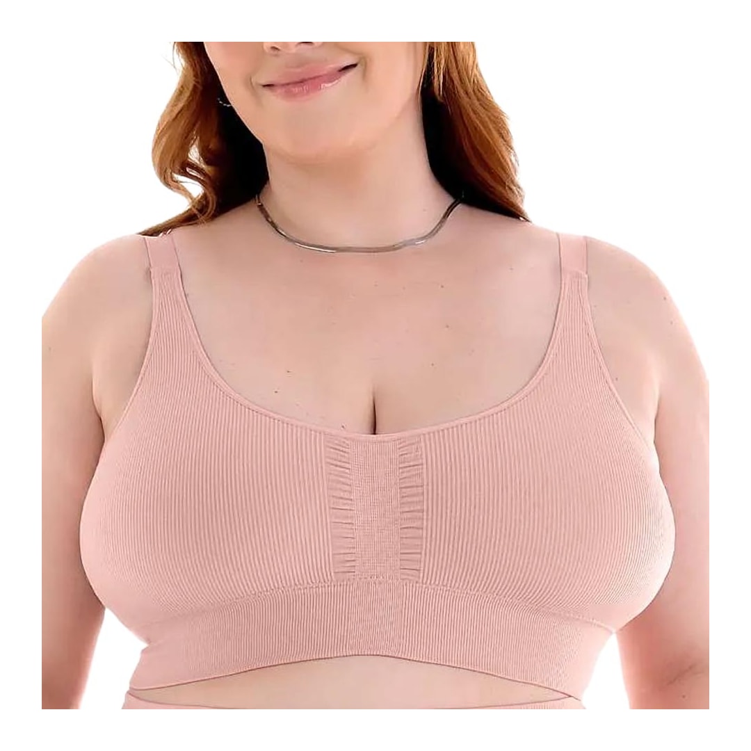 Sutiã Zee Rucci Sem Costura Zr0303-013 Rose Sutiã Zee Rucci Sem Costura Zr0303-013 Rose