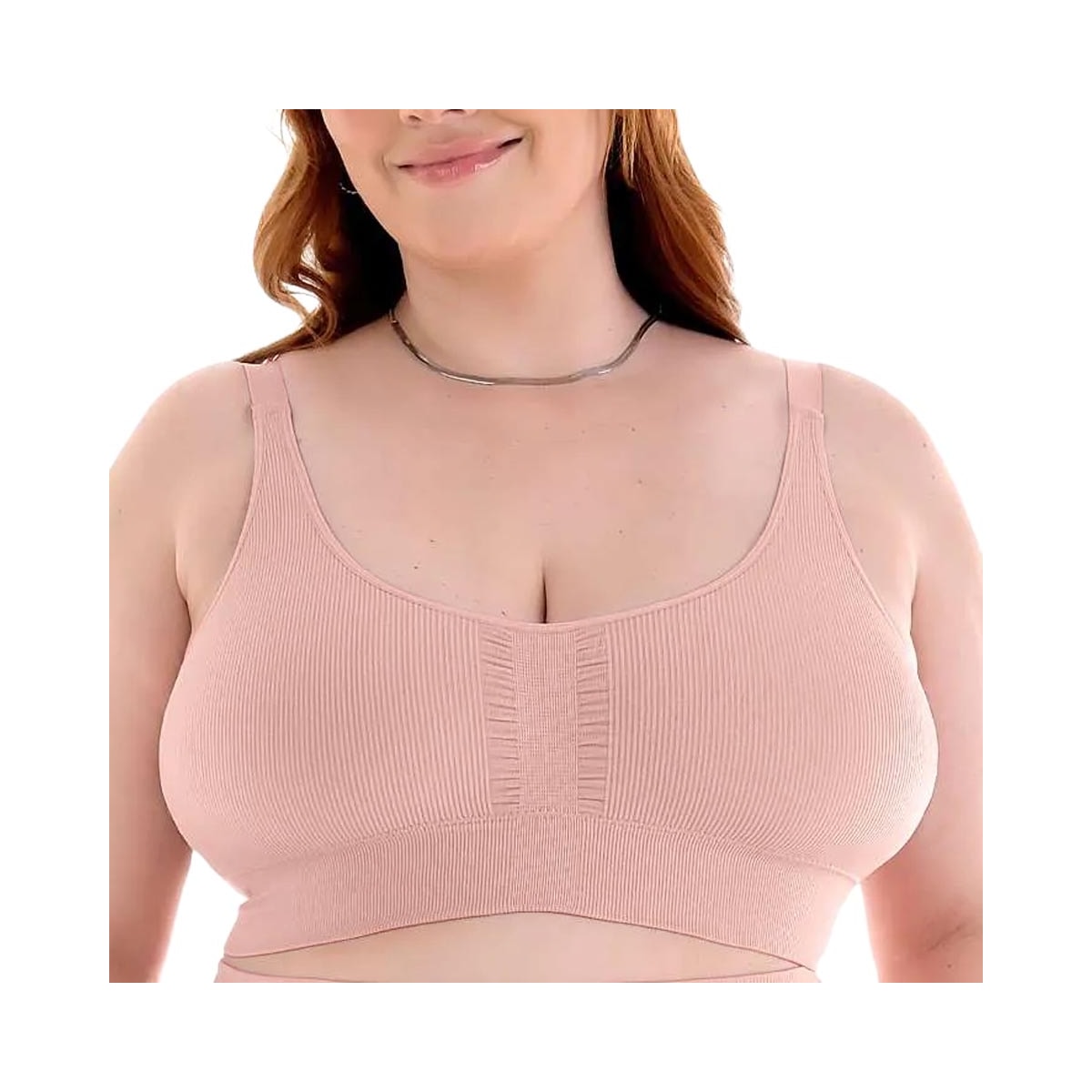 Sutiã Zee Rucci Sem Costura Zr0303-013 Rose Sutiã Zee Rucci Sem Costura Zr0303-013 Rose