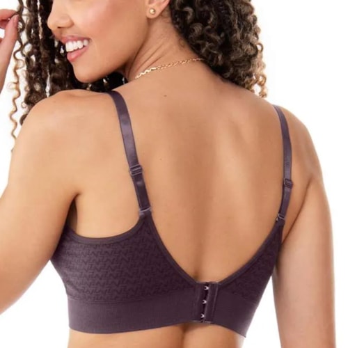Detalhe - Sutiã Zee Rucci Sem Costura Zr0303-018 V27 Berinjela