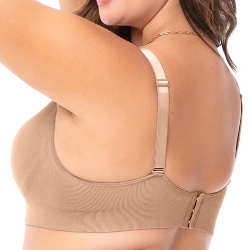 Detalhe - Sutiã Zee Rucci Sem Costura Zr0303-031 C104 Nude