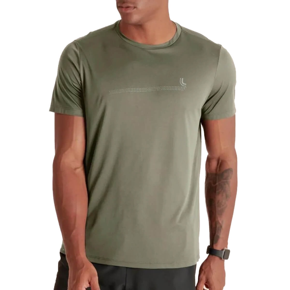 T-Shirt Lupo Basica Il Mm Masculina Poliamida Uv50+ 77053-004 Oliva T-Shirt Lupo Basica Il Mm Masculina Poliamida Uv50+ 77053-004 Oliva