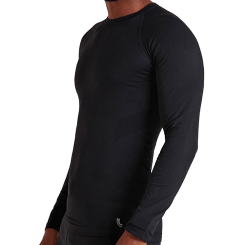 T-Shirt Lupo Térmica Run Masculina 70045 Preto