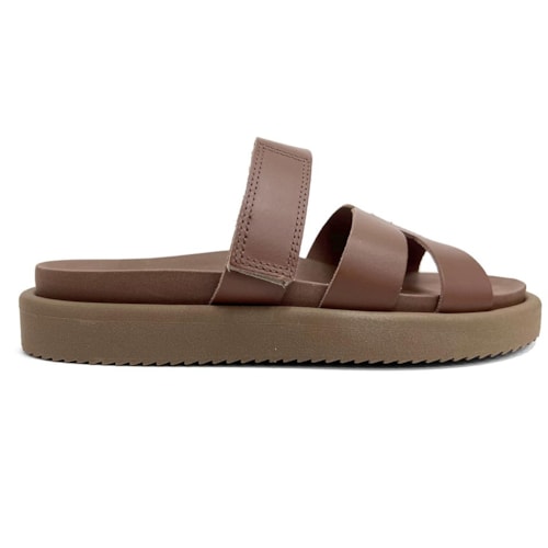 Detalhe - Tamanco Anacapri Birken Flatform 0066 Marrom