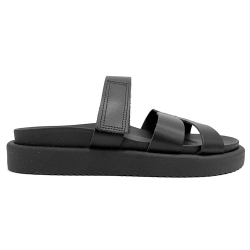 Detalhe - Tamanco Anacapri Birken Flatform 0066 Preto