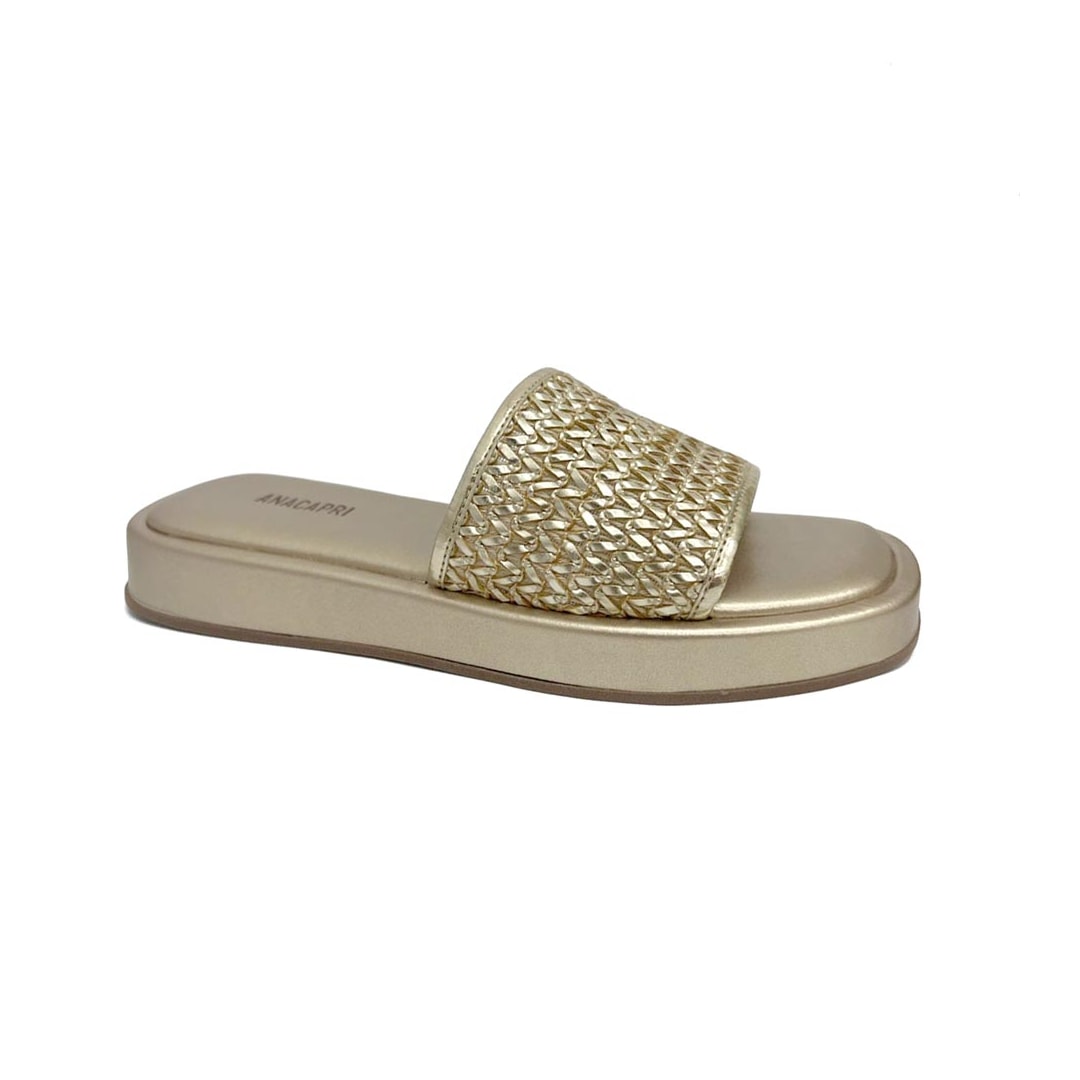 Tamanco Anacapri Birken Flatform C 30730 Ouro Tamanco Anacapri Birken Flatform C 30730 Ouro
