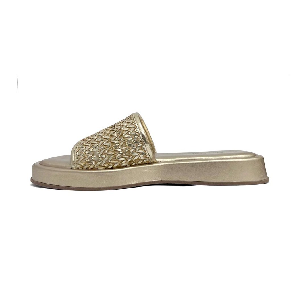 Tamanco Anacapri Birken Flatform C 30730 Ouro Tamanco Anacapri Birken Flatform C 30730 Ouro