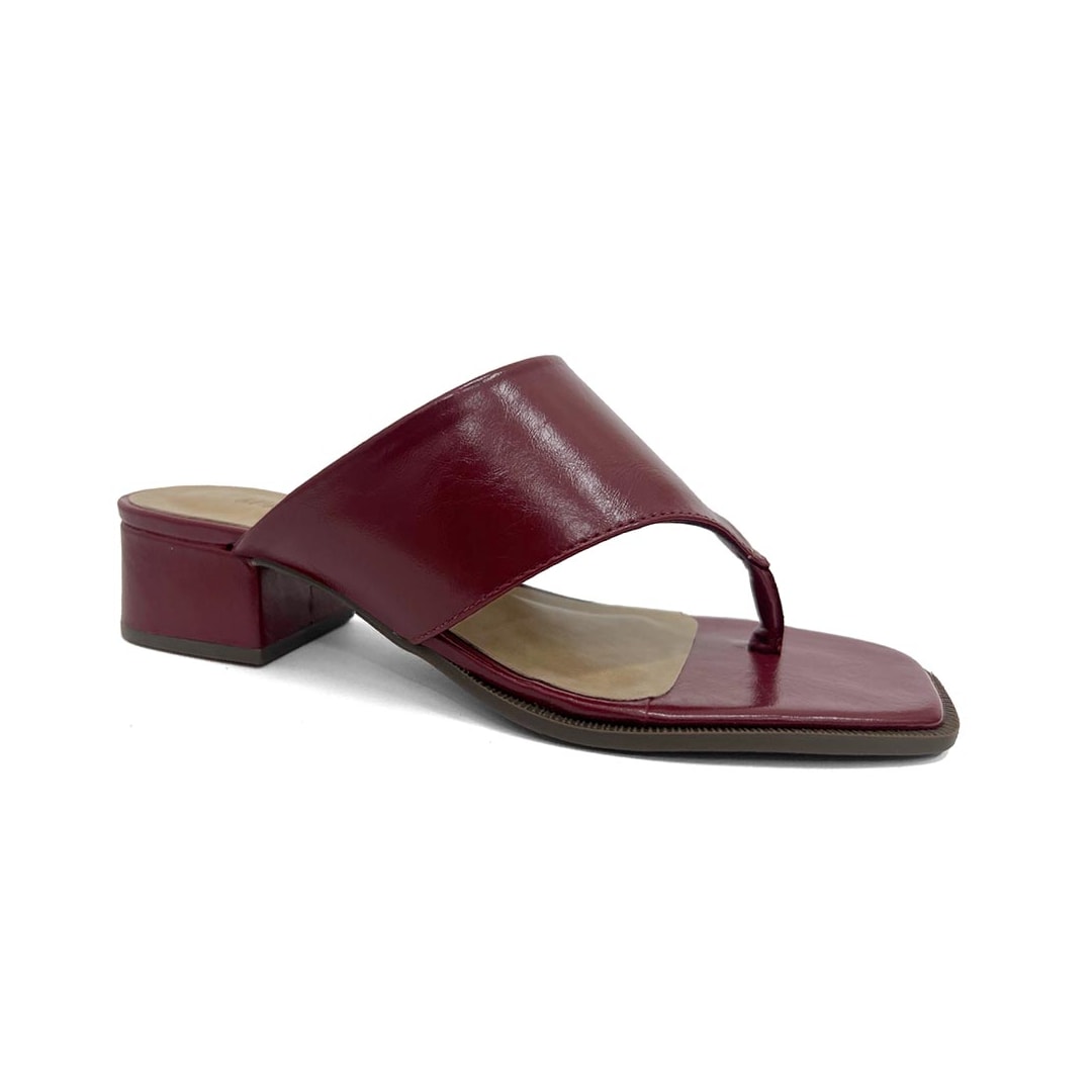 Tamanco Anacapri Salto Bloco C30530 0008 Marsala