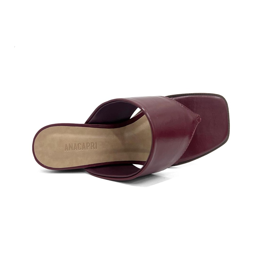 Tamanco Anacapri Salto Bloco C30530 0008 Marsala