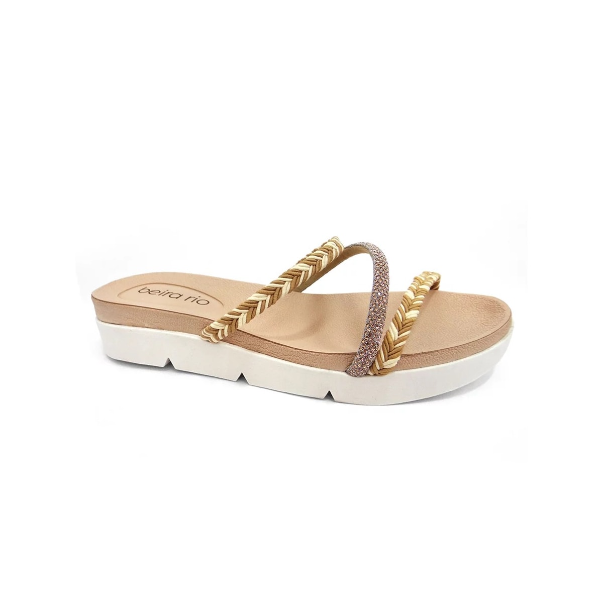 Tamanco Beira Rio Birken 8387.533 Camel/Ouro Tamanco Beira Rio Birken 8387.533 Camel/Ouro