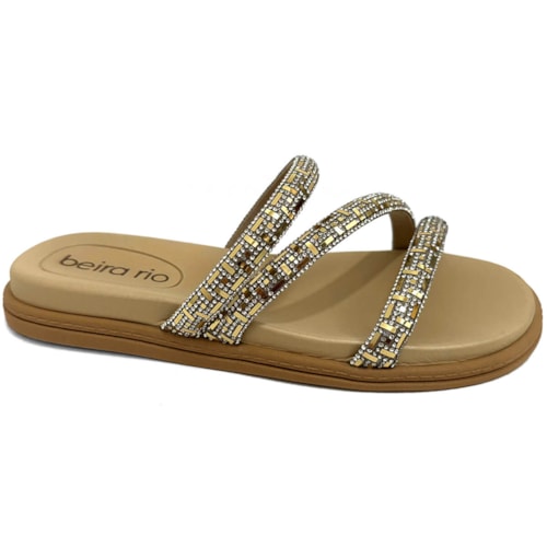 Tamanco Beira Rio Birken  8488.108-1  Cristal