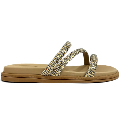 Tamanco Beira Rio Birken  8488.108-1  Cristal