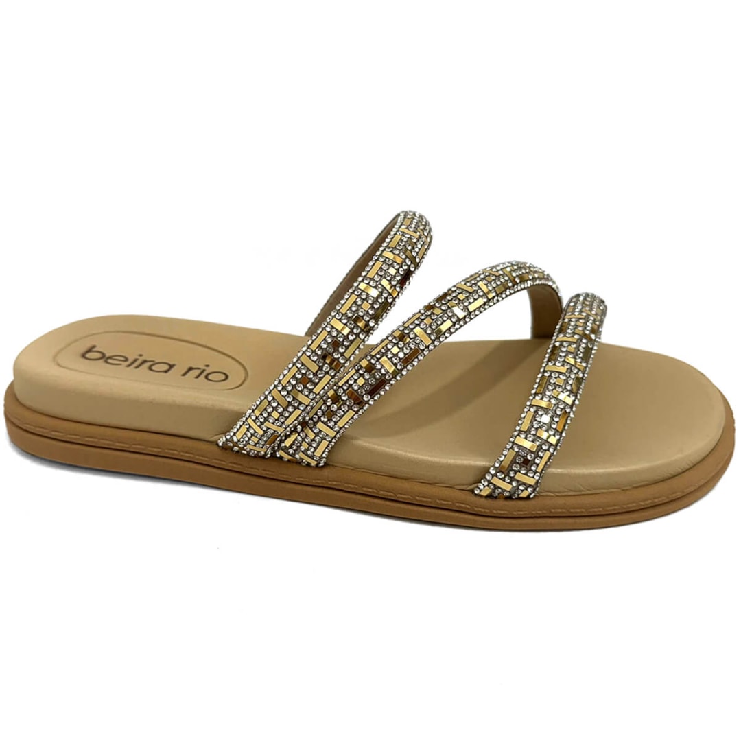 Tamanco Beira Rio Birken  8488.108-1  Cristal