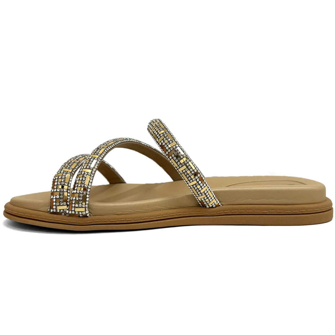 Tamanco Beira Rio Birken  8488.108-1  Cristal