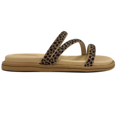 Detalhe - Tamanco Beira Rio Birken 8488.108-2 Ouro Rosado