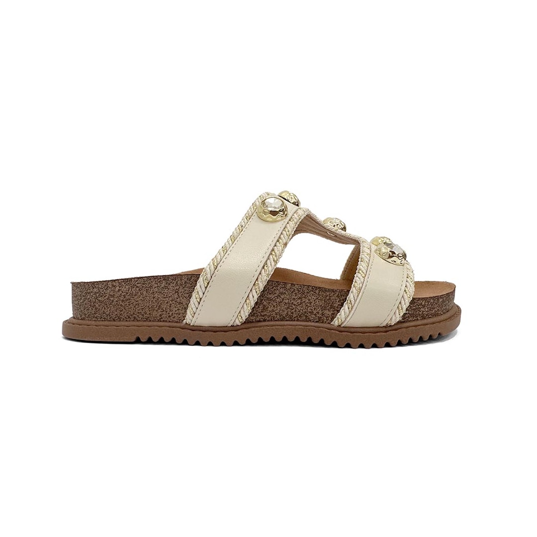 Tamanco Beira Rio Birken 8523.119 Branco Off