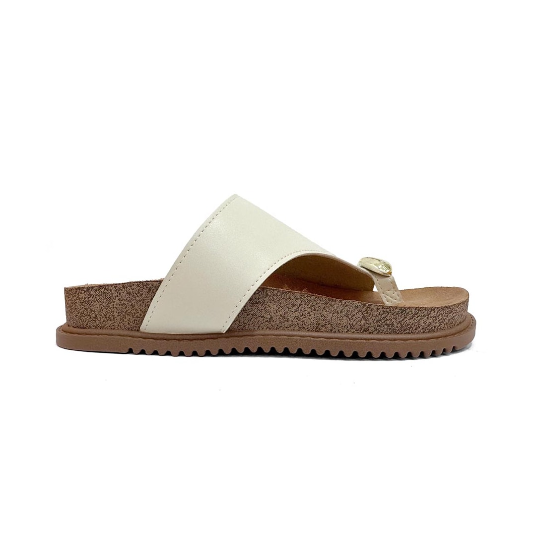 Tamanco Beira Rio Birken Flatform 8384.767 Branco Off