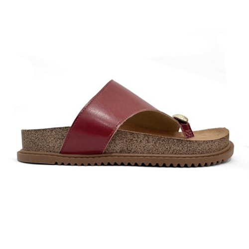 Detalhe - Tamanco Beira Rio Birken Flatform 8384.767 Cherry