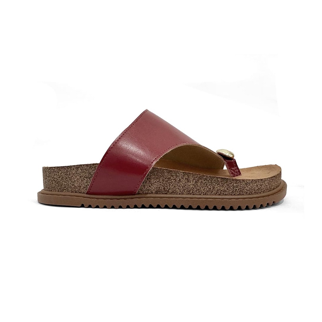 Tamanco Beira Rio Birken Flatform 8384.767 Cherry