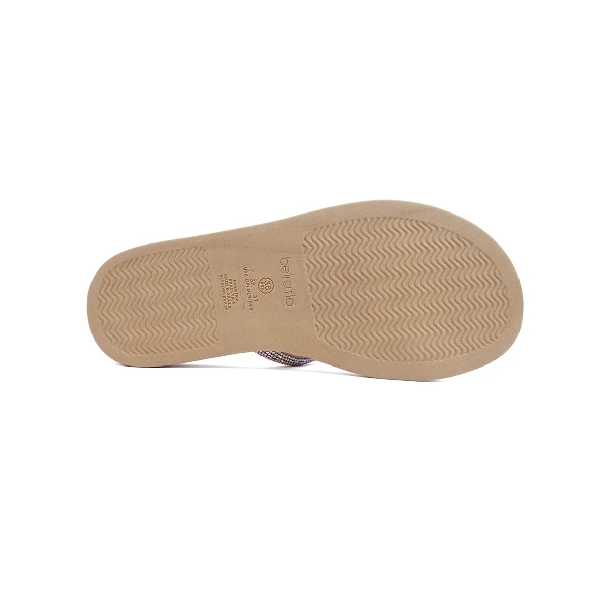 Tamanco Beira Rio Flatform Birken 8488.108 Aurora Boreal/Creme
