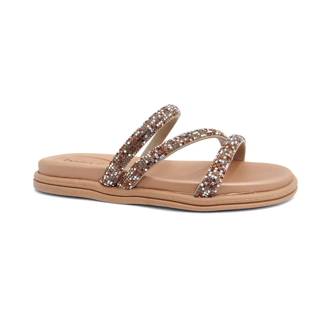Tamanco Beira Rio Flatform Birken 8488.108 Camel/Nude