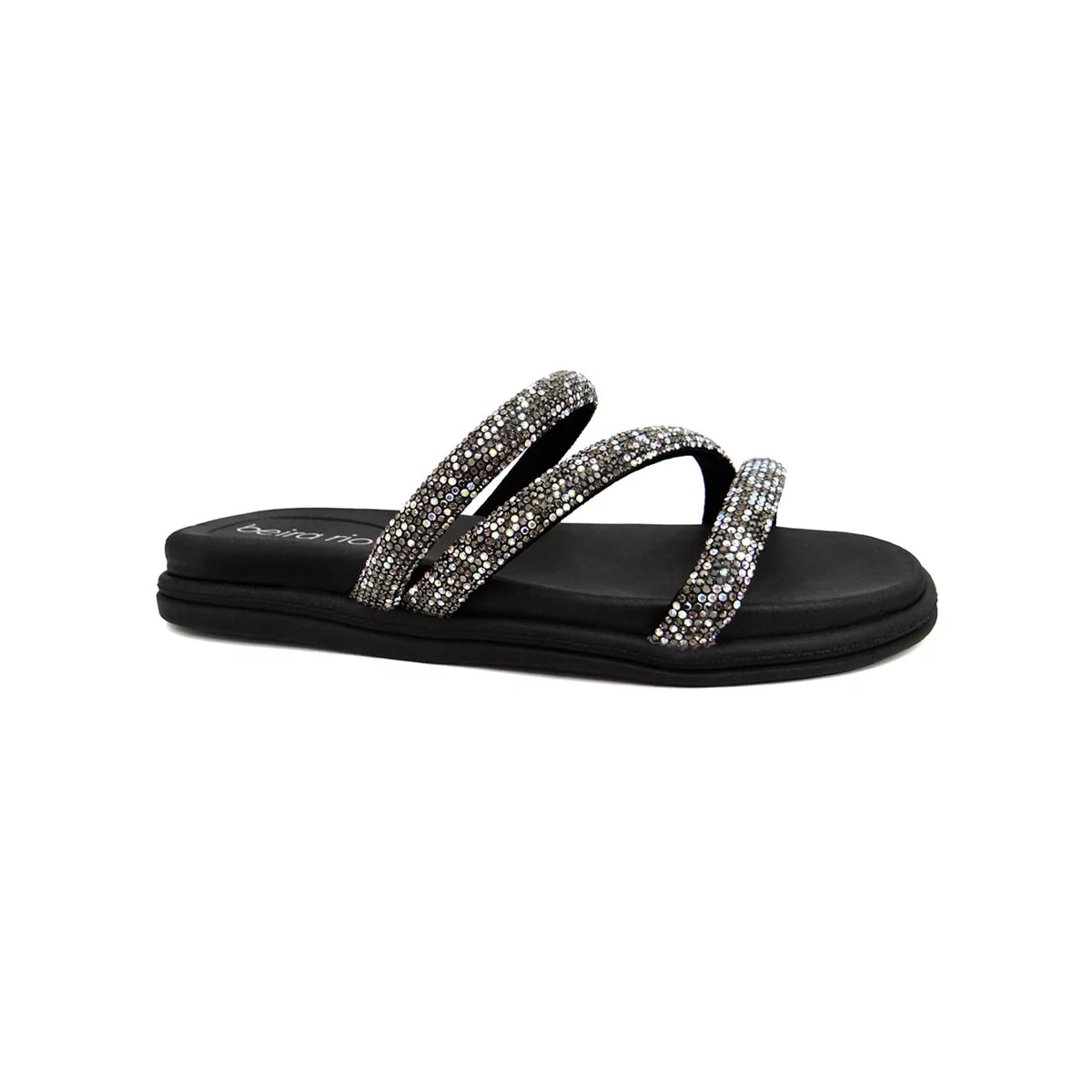 Tamanco Beira Rio Flatform Birken 8488.108 Grafite/Preto Tamanco Beira Rio Flatform Birken 8488.108 Grafite/Preto